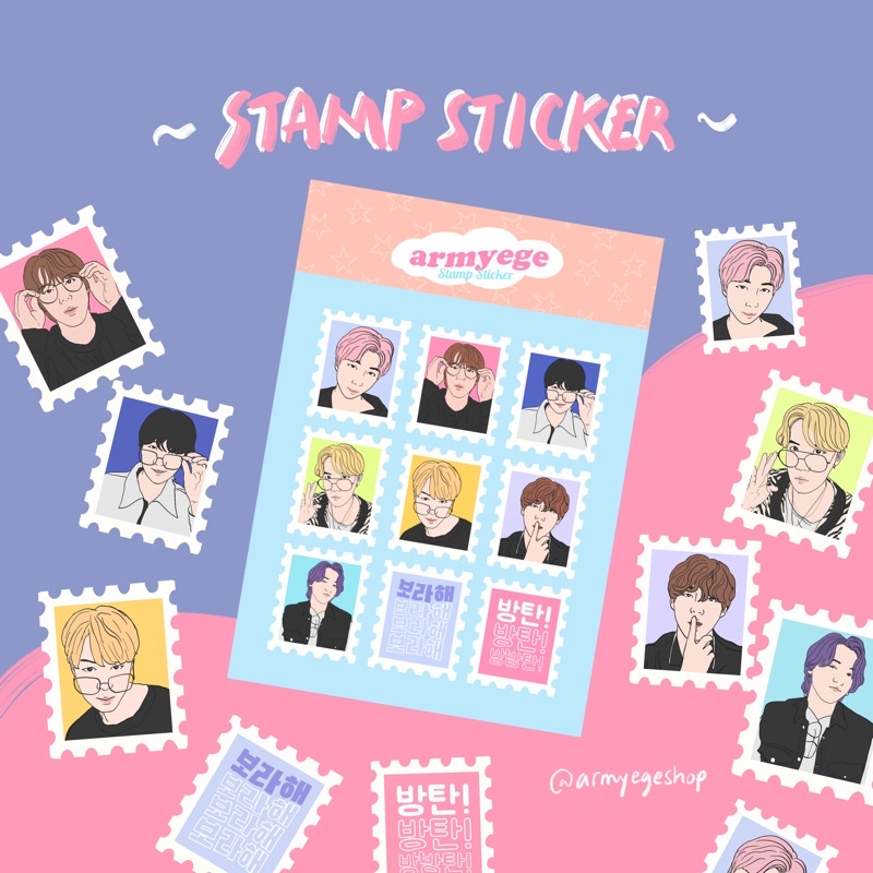 

BTS Stamp Sticker - ARMYEGE