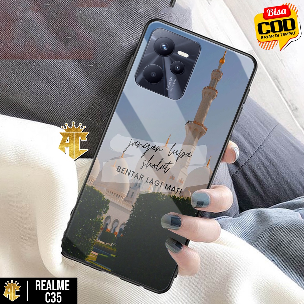 Case REALME C35 - Casing REALME C35 - Terbaru 2021 AERO CASE [ MOTIF ISLAMIC ] Silikon REALME C35  -