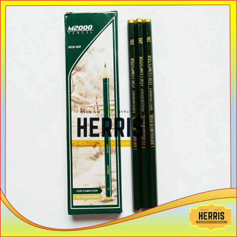 

1 Pcs Pensil 2B m2000 Hijau Murah