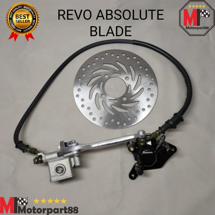 REM CAKRAM DEPAN ASSY KOMPLIT MASTER REM SET BLADE REVO ABSOLUTE KNZ