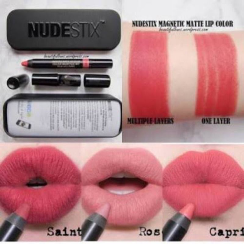 NUDESTIX MAGNETIC MATTE LIP & CHEEK PENCIL ORIGINAL NEW FULL SIZE 1000% AUTHENTIC GUARANTEED