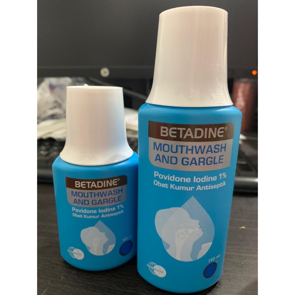 Jual BETADINE MOUTHWASH 90 ML / OBAT KUMUR BETADINE