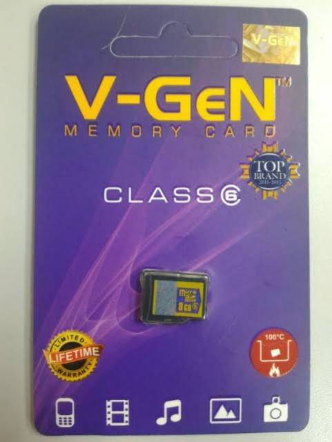 MICRO SD V-GEN MEMORY CARD VGEN 4GB 8GB 16GB 32GB 64GB 128GB MEMORI TURBO SERIES CLASS 10