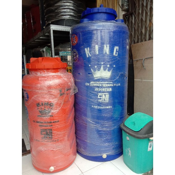 PROMO... Tandon / Tedmon / Tangki Air Merk King Polyethelene 900 liter Garansi 10 Tahun