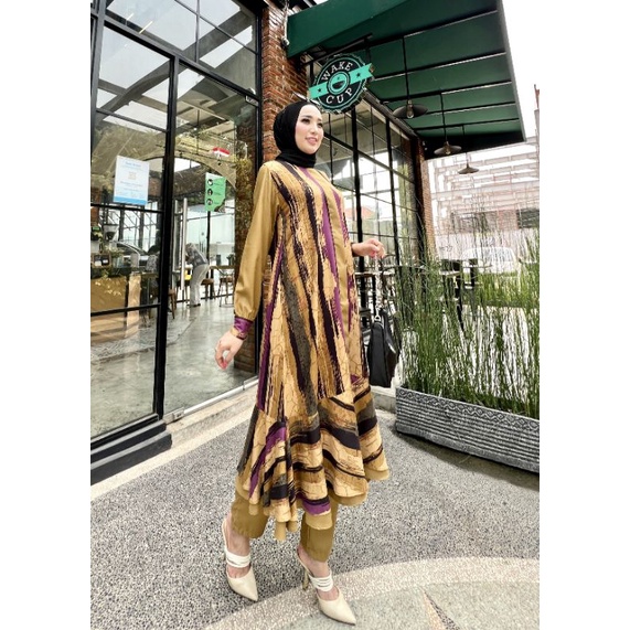 Dilara 32 ori glz setelan tunik