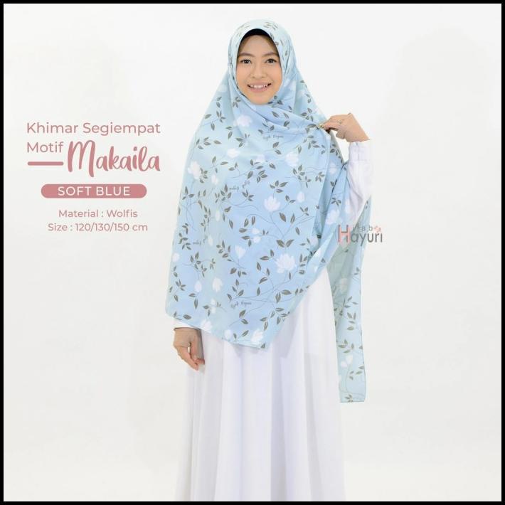 Khimar Segiempat Motif Makaila Hijab Hayuri