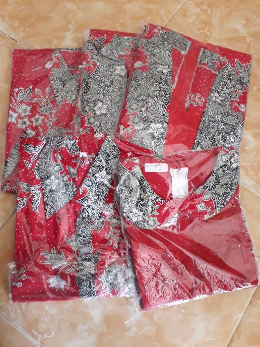 Dress Sarimbit  Batik Couple Batik  Kd Melati Warna