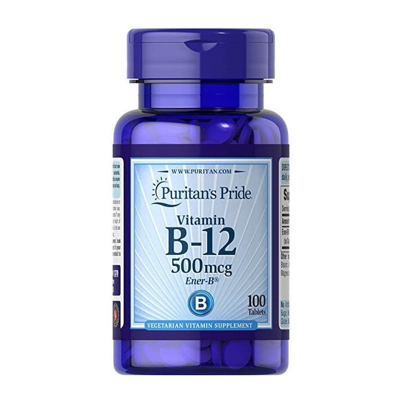 Puritan's Pride Vitamin B-12 500mg Puritans Puritan Vit B12 500 100 t