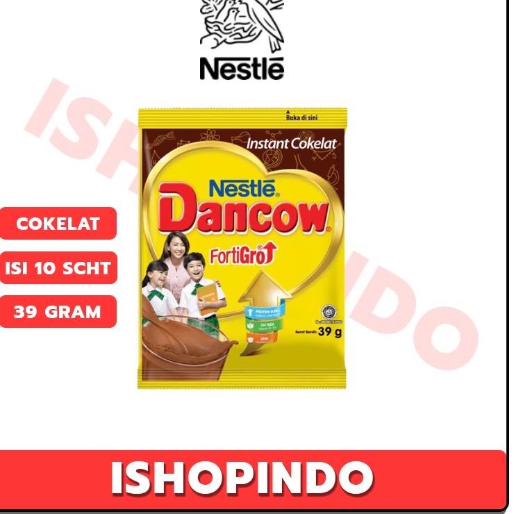 

wct DANCOW INSTANT FORTIGRO PUTIH 27 GR / COKLAT 39 GR RENCENG (ISI 10 SACHET) Promo Spesial