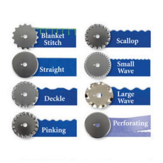 

Siap Kirim Small Pinking Blade - Refill Rotary Cutter 45Mm Taiwan - Pb 4520 Dijamin Ori