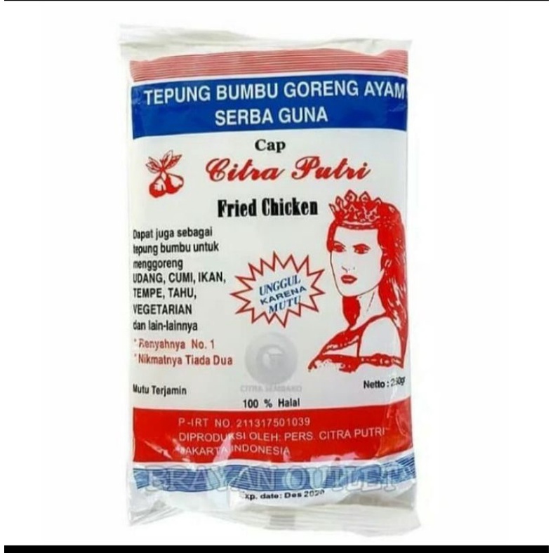 

Tepung putri/Tepung bumbu citra putri 250gr