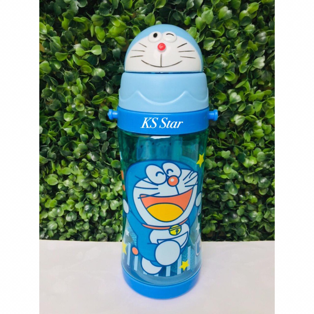 Botol Minum Anak-anak Kepala Karakter Lucu 450ml