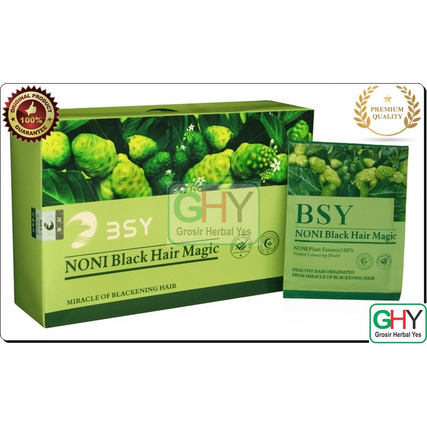 BSY Noni Black Hair Magic Shampoo (Semir Rambut)