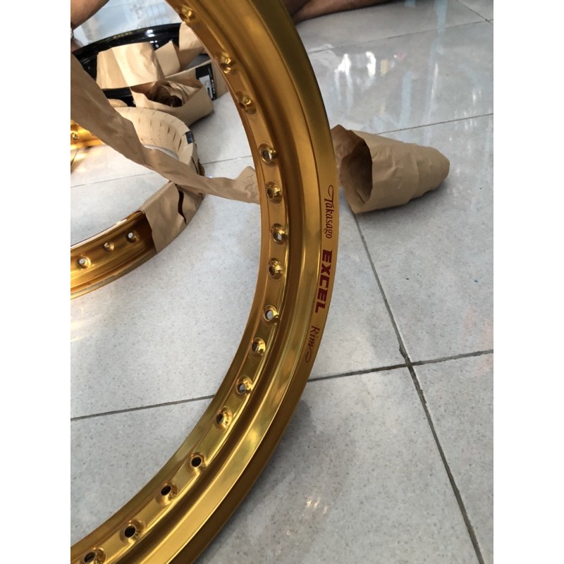 velg TAKASAGO EXCEL RIM JAPAN ring 17 gold ukuran 250