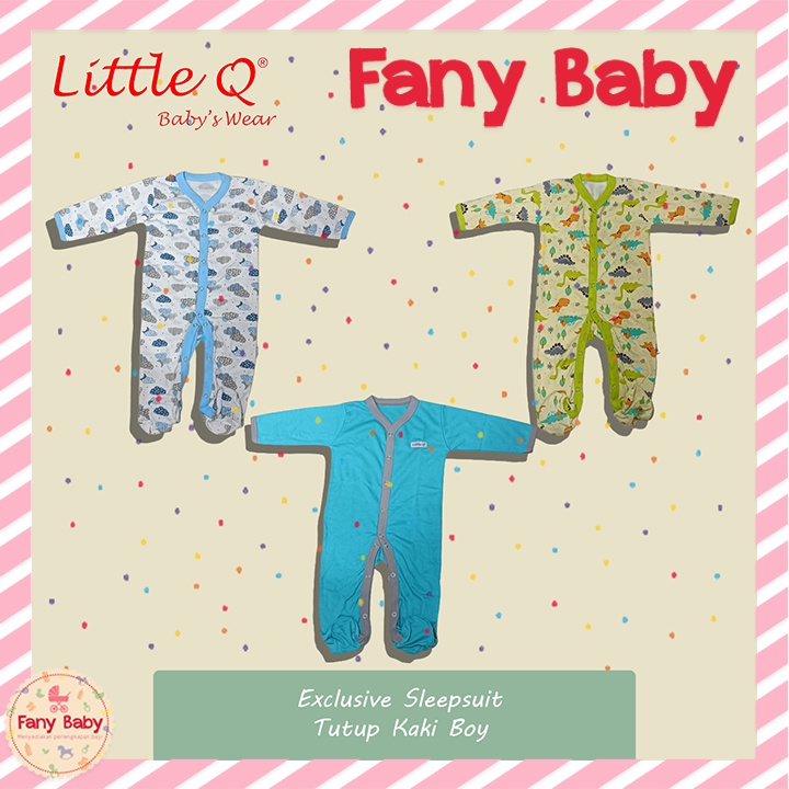 LITTLE QUEEN EXCLUSIVE SLEEPSUIT TUTUP KAKI ISI 3PCS