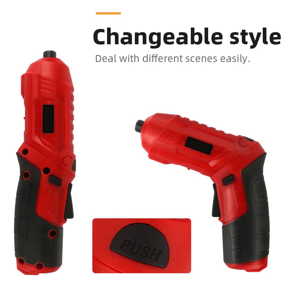 KALNO Bor listrik Baterai Tangan Tanpa Kabel bisa di putar