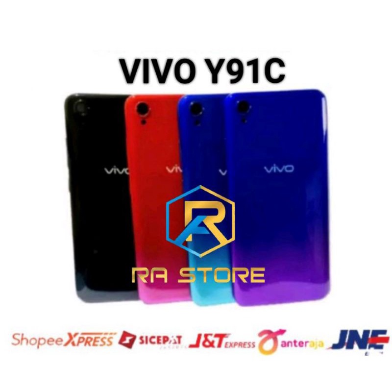 Backcover Backdoor Vivo Y91c Tutup Belakang / Back Cover Back Door Tutupan Baterai Back Casing