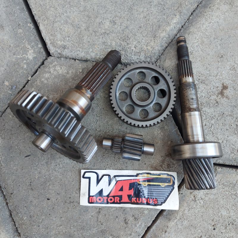 RASIO GEARBOX GIGI GARDAN TRANSMISI BEAT FI STATER KASAR SCOOPY FI SPACY FI STATER KASAR BEAT CEKREK