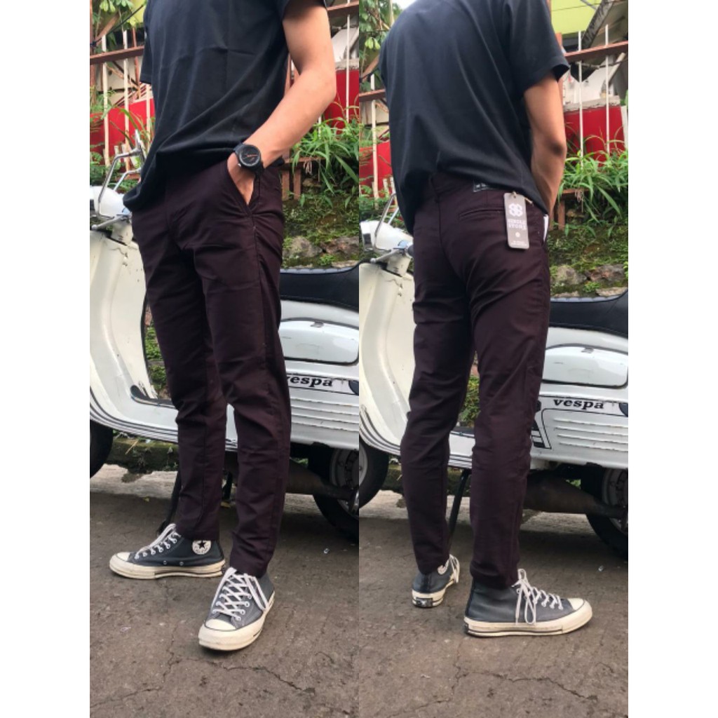  CELANA  TARTAN  SEMI WOL ORIGINAL DISTRO SINGLE STONE MOTIF 