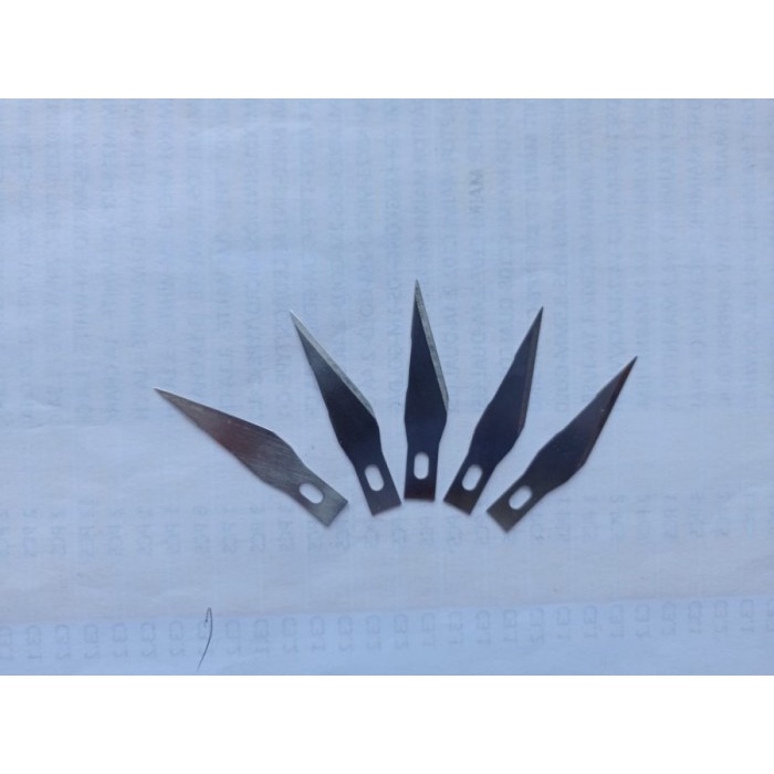 WLXY Paket isi 5 Pcs Refill Mata Isi Ulang Pisau Ukir No 11