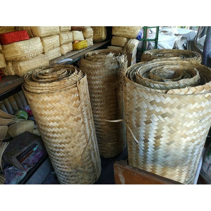 Besek Walet Dinding 125 x 225 cm/ besek walet / sarang walet imitasi dari bambu besek / bakul walet 