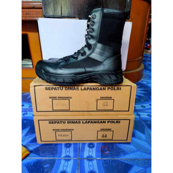 SEPATU PDL POLRI ORIGINAL  / SEPATU PDL RESLETING JATAH POLRI