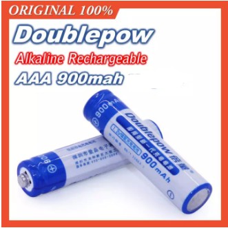 Baterai Battery Batu Batre AAA A3 DoublePow  Rechargeable Recharge 900Mah 1.2V 1,2V