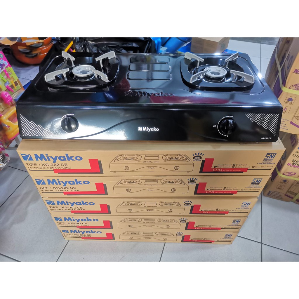 Miyako Kompor Gas MURAH 2 Tungku Miyako KG202CE-KG 202CE