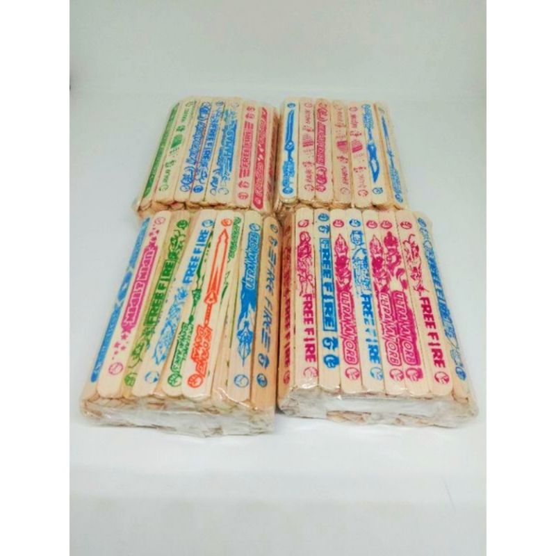 stik sablon adu gebrak 144 pcs / stik eskrim adu / stik ice cream