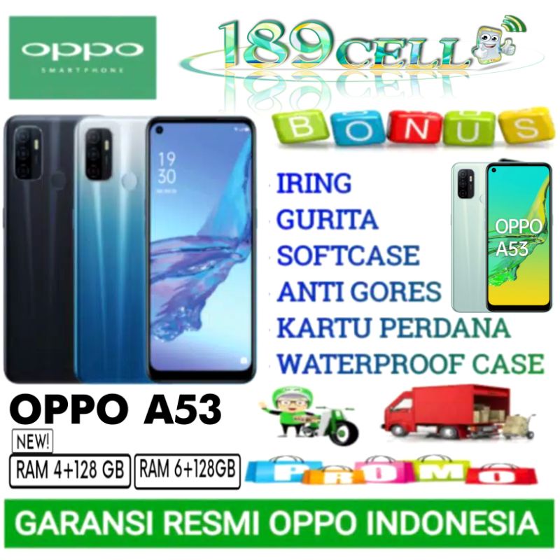 OPPO A53 A54 RAM 4/128 GB 6/128 GB | A55 A57 A16 4/64 | GARANSI RESMI OPPO INDONESIA
