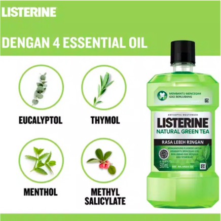 LISTERINE Antiseptic Mouthwash / Obat Kumur Antiseptik 250ml / 500ml