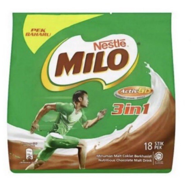 

Milo Malaysia isi 18 stik
