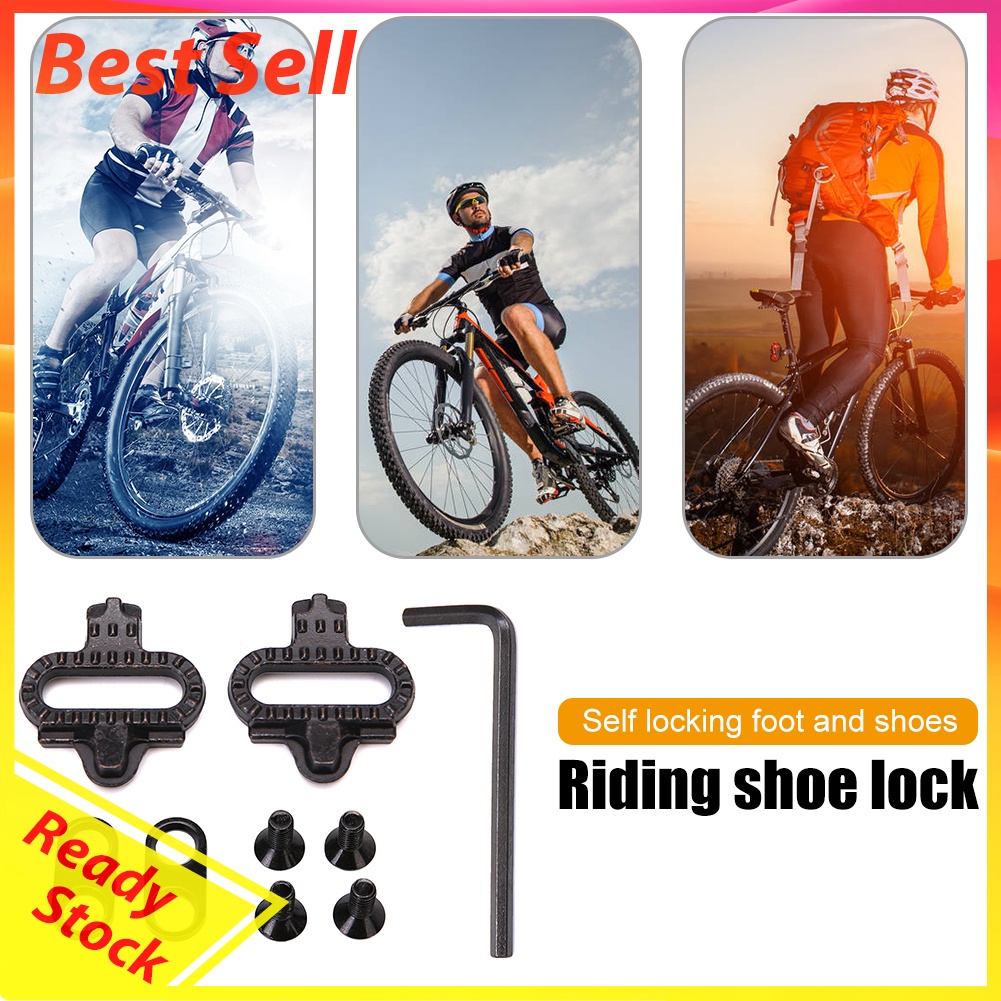 1 Set MTB Mountain Bike Pedal Cleats Cleat Racing Riding Cycling Equipment