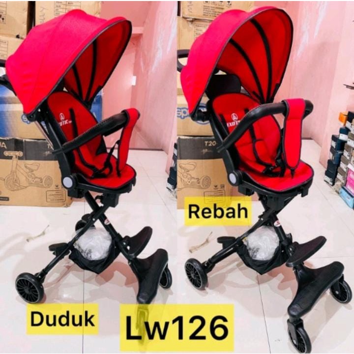 EXOTIC MAGIC STROLLER/DORONGAN ANAK EXOTIC LW Dan PMB S05. DORONGAN ANAK DARI 6 BULAN (4 RODA) MAGIC STROLLER