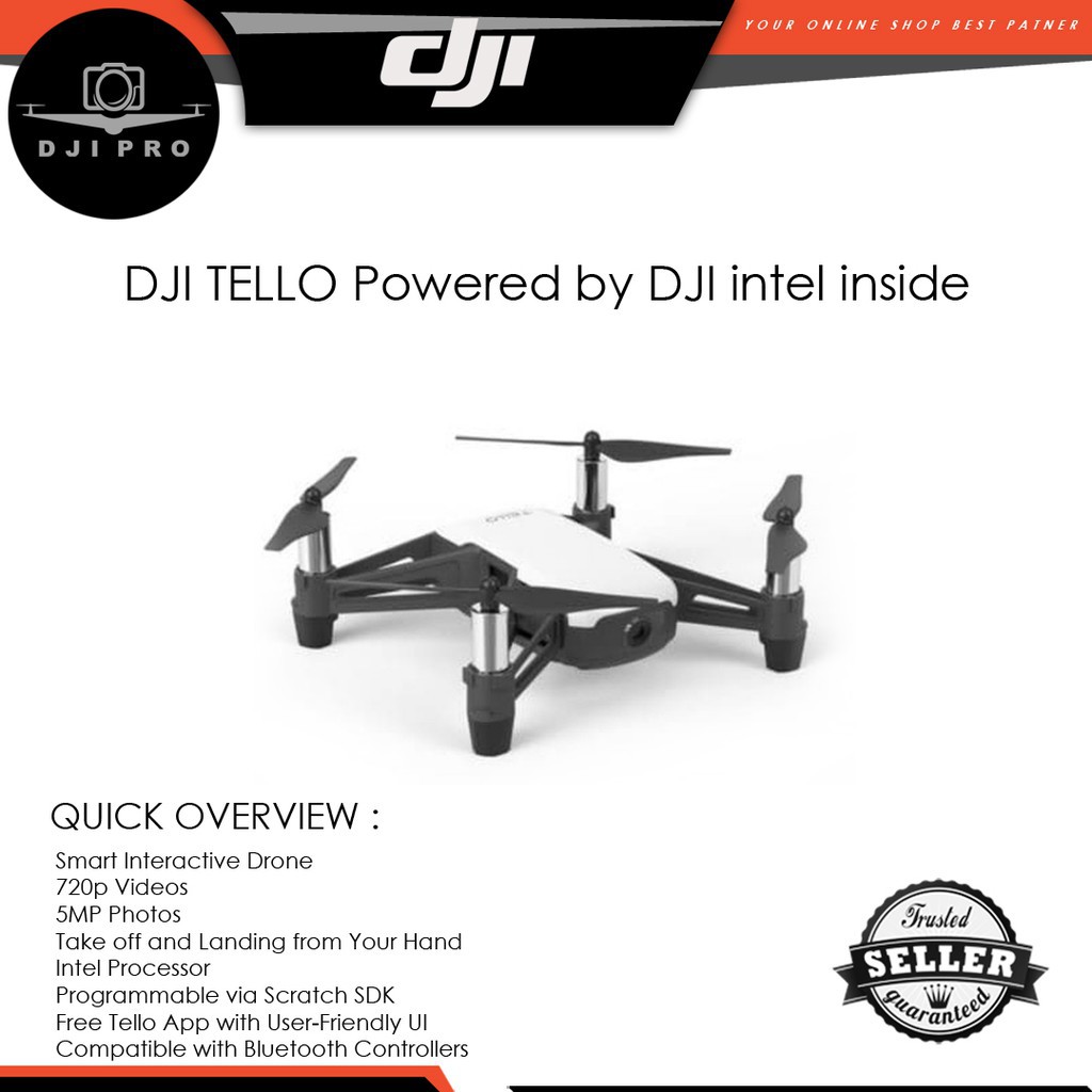 TELLO GARANSI RESMI - DRONE TELLO