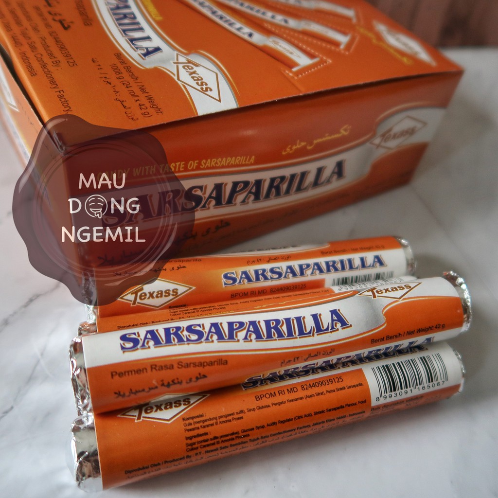 

Sarsaparilla Texass Permen Jadul