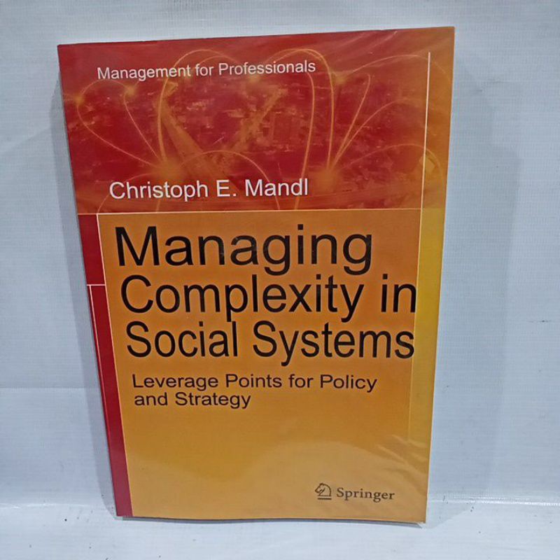 

buku managing complexity in social systems