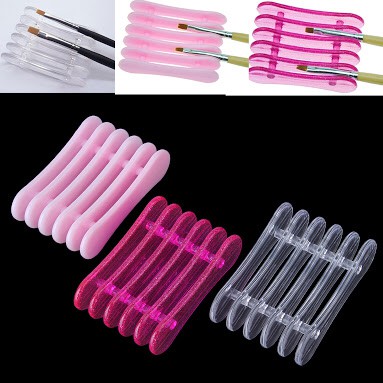 Nail brush stand dudukan tempat kuas nailart art brush rack Produk Good Quality