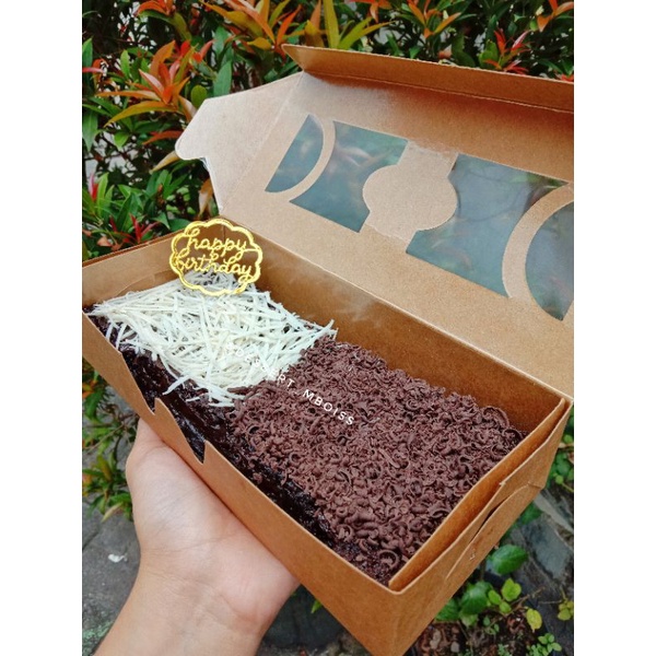 

Brownies Kukus Lembut by Dessert Mboiss Free Mix Topping