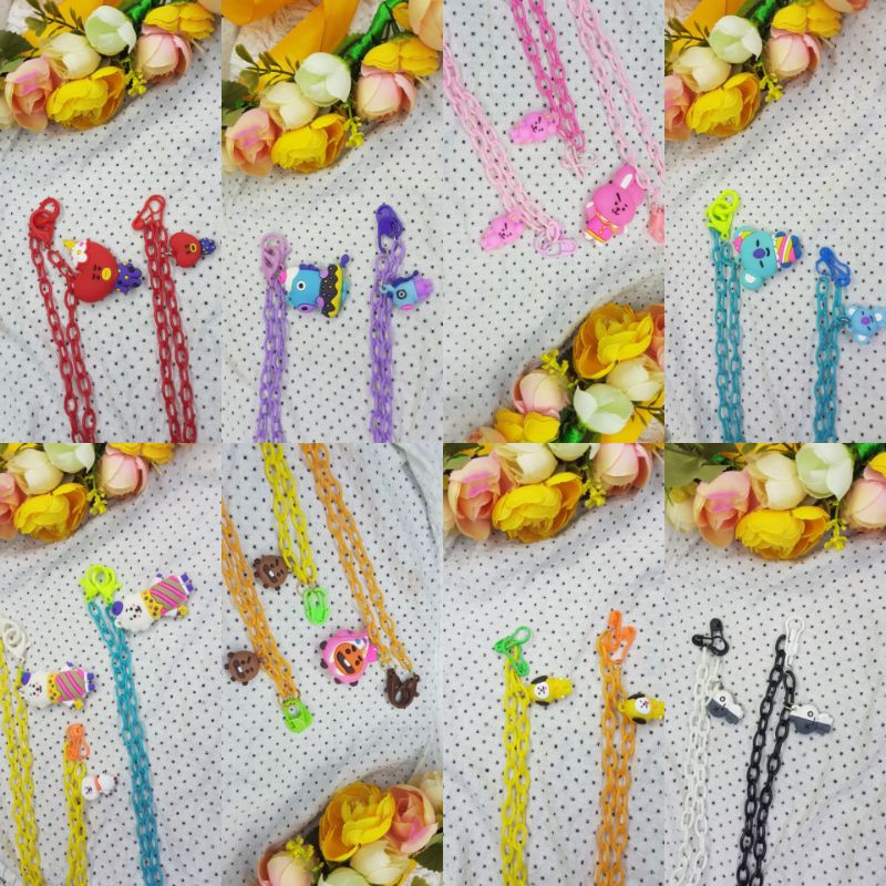 kalung masker,strap mask BT21 KALUNG MASKER ANAK