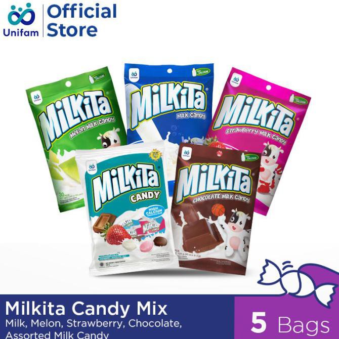 

Milkita Candy Mix Bag Premium Paket 5 Bag PRODUK TERBATAS Kode 57
