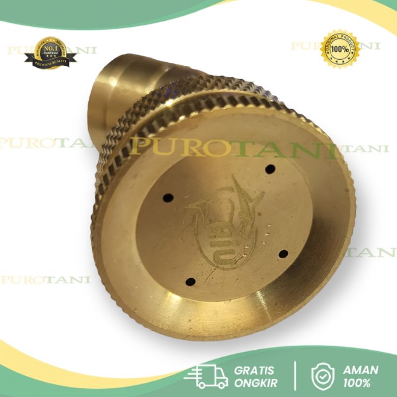 Sukucadang Spuyer Nozzle Golden untuk Swan lubang 4 kuningan