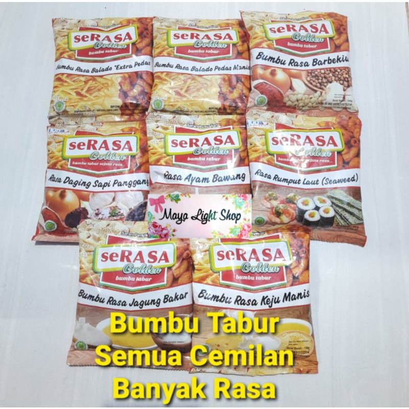 Bumbu tabur shihlin snack makaroni keripik cabe pedas seasoning powder seaweed bbq balado kerry bubuk perasa