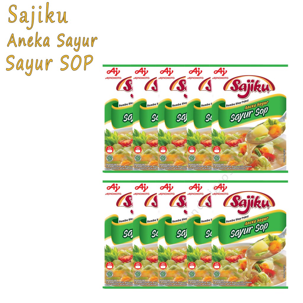 * BUMBU SIAP PAKAI * SAYUR SOP * 19g * SAJIKU