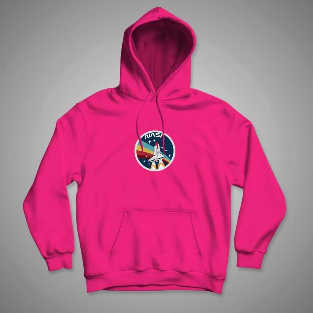 HOODIE WANITA NASA CIRCLE RAINBOW / HOODIE WANITA TEBAL-FANTA