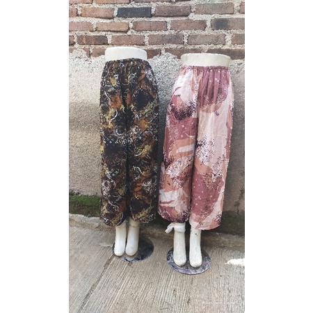 Celana wanita dewasa 3/4 Panjang dewasa Rayon
