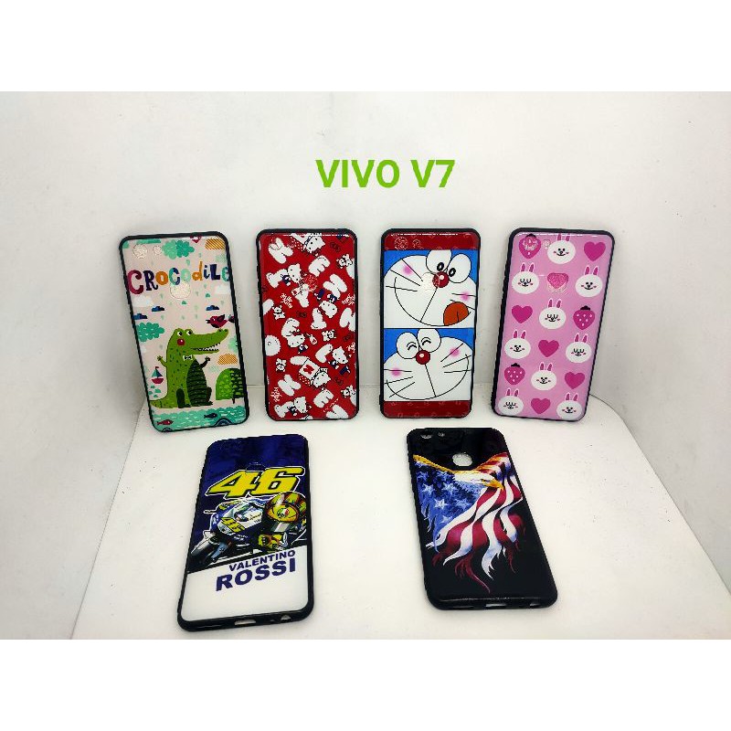 Softcase karakter vivo V7  animasi fuze cowok cewek