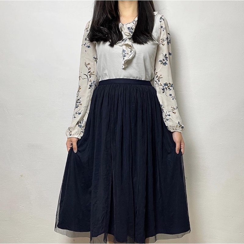 Uniqlo Navy Skirt