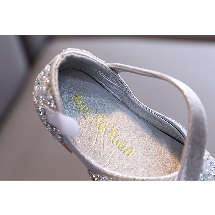 CG SH22-Sepatu Pesta Anak Perempuan Import Crystals