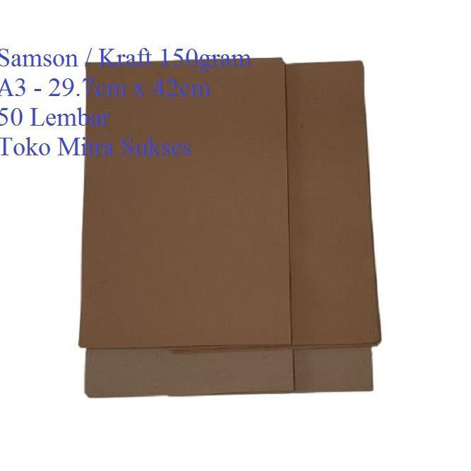 

Dh3Code 50 Lembar Kertas Samson Kraft A3 150gram(new Model)J2M9